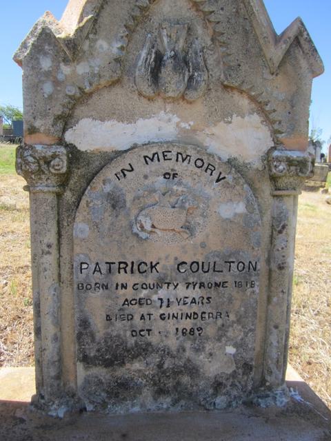 Patrick Coulton's grave
