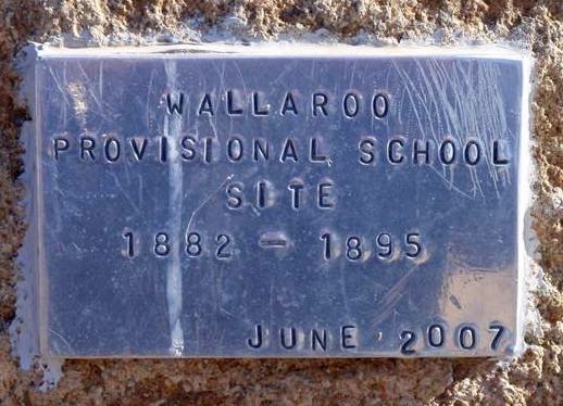 Wallaroo School plaque