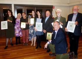 National Trust (ACT) Heritage Awards 2018. The Award winners with Minister Gentleman