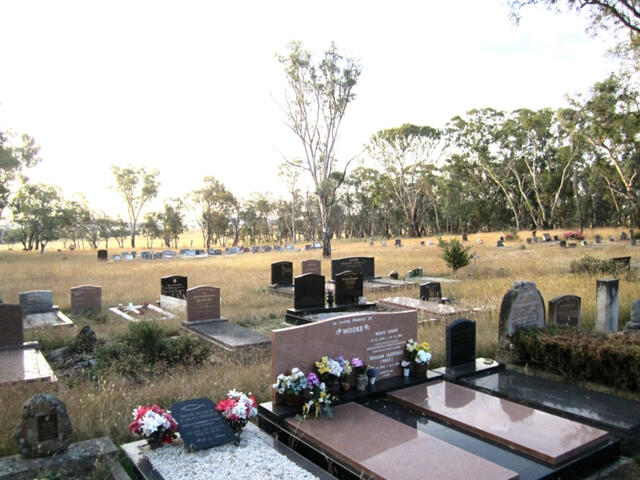 General view of Hall cemetery