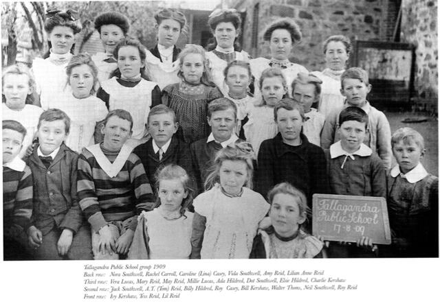 Tallagandra school children 1909
