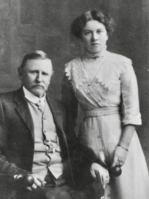 James Bowyer (1860-1933) & neice May Rankin