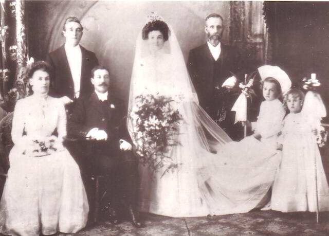Wedding of Frederick Boon and Alice Waite (1910)