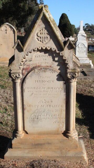 Thomas & Mary McAuliffe - grave
