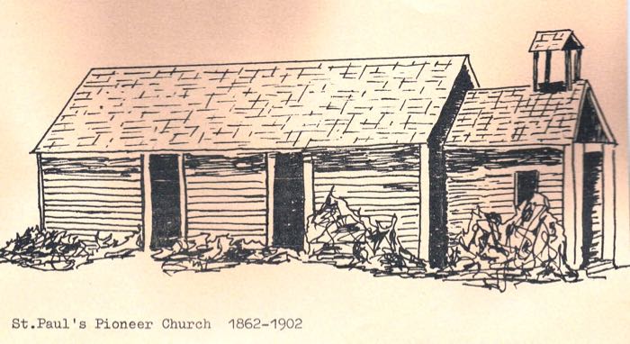 St Pauls pioneer church 1862-1902
