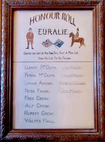 Honour Roll, Euralie school