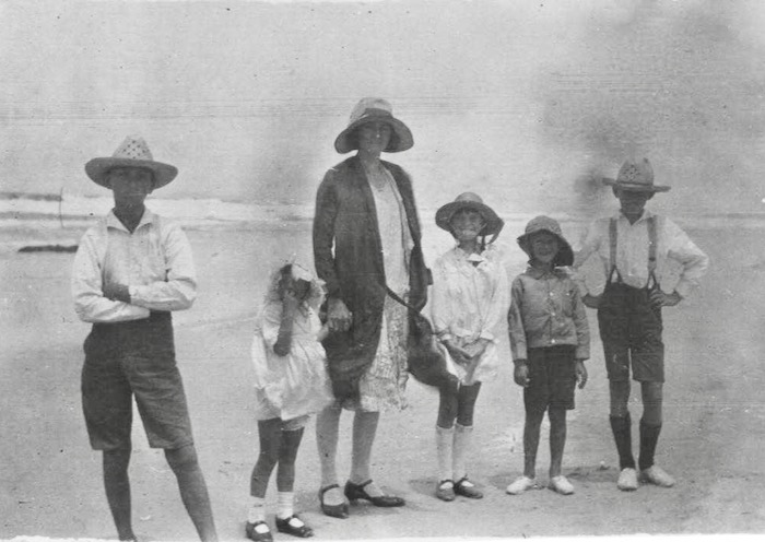 Irene Howard and children