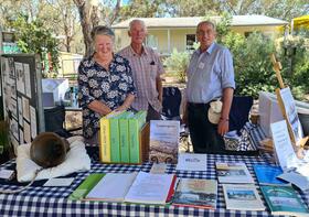 Jane Southwell, Alastair Crombie & Peter Browning at the Bowning School's celebration of 175 years of public schooling